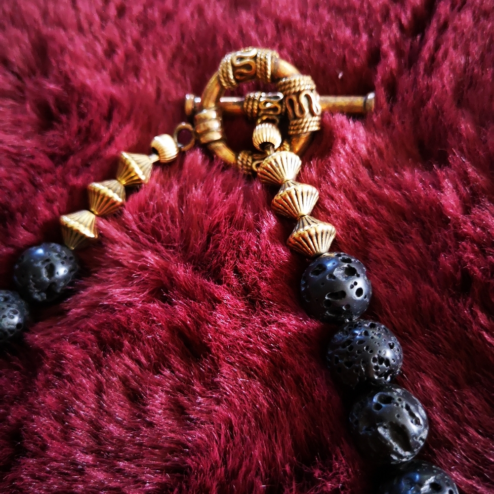 Custom made amber necklace